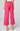 Diva Pink Crop Wide Leg with Patch Pocekts, 27"