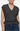 Dark Heather V-Neck Dolman Side Tie Sweater Vest