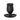 small black taper holder on white background
