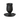 small black taper holder on white background
