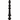 Black & Gold Taper Candleholder, 15"