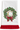 Wreath & Ribbon Initial Tea Towel