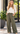 Olive Ease Pintuck Pants