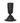 Taper candle holder on white background