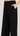 pocket of knit ponte pull on straight leg trouser