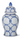 10" Blue & White Ginger Jar