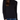 A woman wearing a black long-sleeve mock neck turtleneck sweater and blue jeans, shown from the waist up against a plain white background.