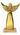Large Metal Angel Figurine