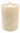 Small Wavy LED Water Fountain Candle, Cream