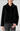 Black Collared Faux Fur Jacket