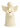 LED wax angel candle on white background