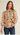 Ruffled Neckline Peasant Style Boho Floral Top