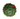 A green ceramic plate shaped like a holly leaf with glossy detailing and three red berries on the upper right side, isolated on a white background.