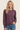  long-sleeve crewneck sweatshirt with puffed shoulders and ribbed cuffs
