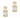 Viti Gold Clear Earrings