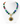 Bright Beaded Medallion Necklace