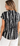 Brushstroke Black & White Dolman Blouse