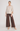 brown wide leg pant
