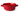 A glossy red ceramic soup bowl with two side handles, photographed on a clean white background.