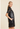 Black Belmont Vegan Leather Lace Cutout Detail Dress