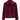 A plush, short faux fur jacket in a deep burgundy or plum color, featuring a wide collar and long sleeves, shown against a plain white background.