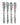 4 options of Holiday Enameled Stainless Steel Knife